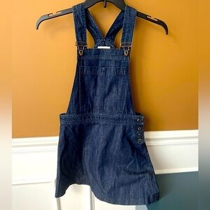 Jack Willis Women’s Denim Overall Dress Dark Wash Size 2 Farmer Coastal Y2K